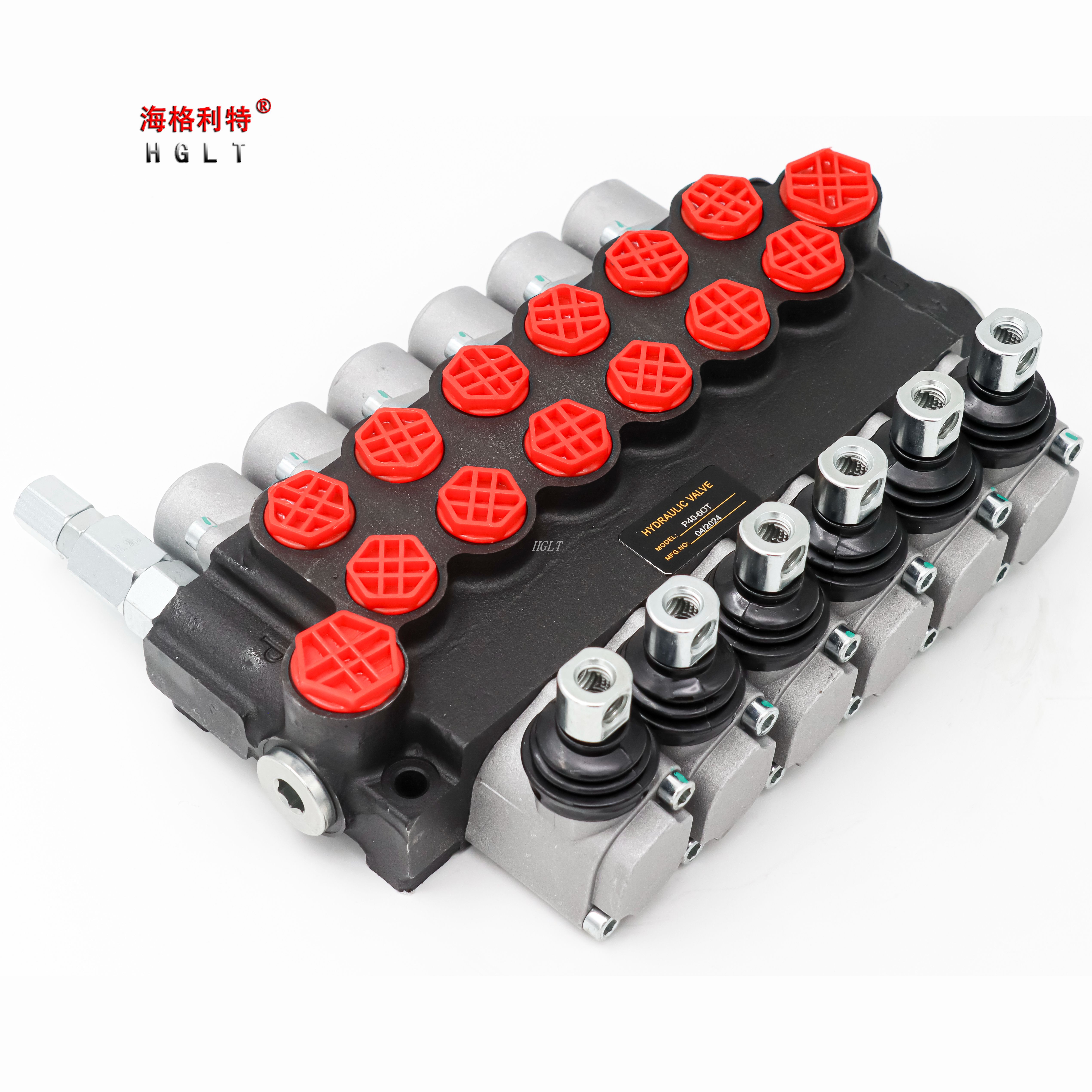 P40 (1-6T) Integrated Slide Valve Directional Hydraulic Control Valve for High Quality Loaders